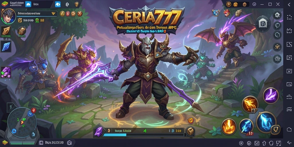 Tampilan gameplay seru di dunia fantasi CERIA777.