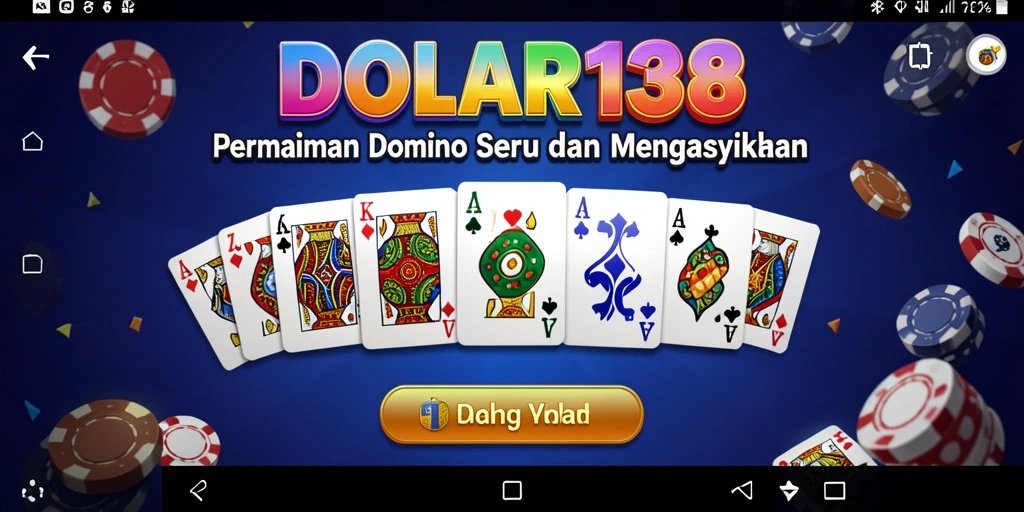 Tampilan screenshot DOLAR138 yang menunjukkan aksi permainan Domino.