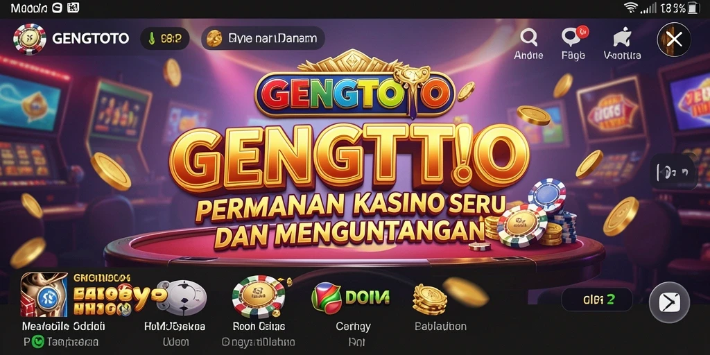 Tampilan gameplay GENGTOTO yang menarik dan seru.
