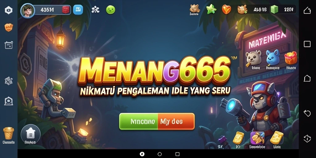 Tampilan gameplay seru dalam MENANG666 saat bermain Idle.