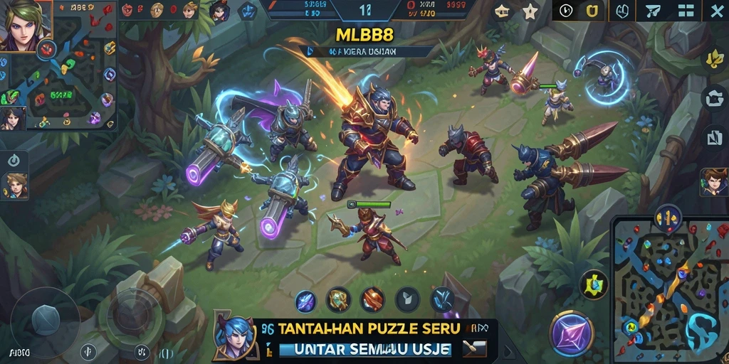 Tangkapan layar utama MLBB8 menampilkan gameplay Puzzle yang seru dan interaktif.