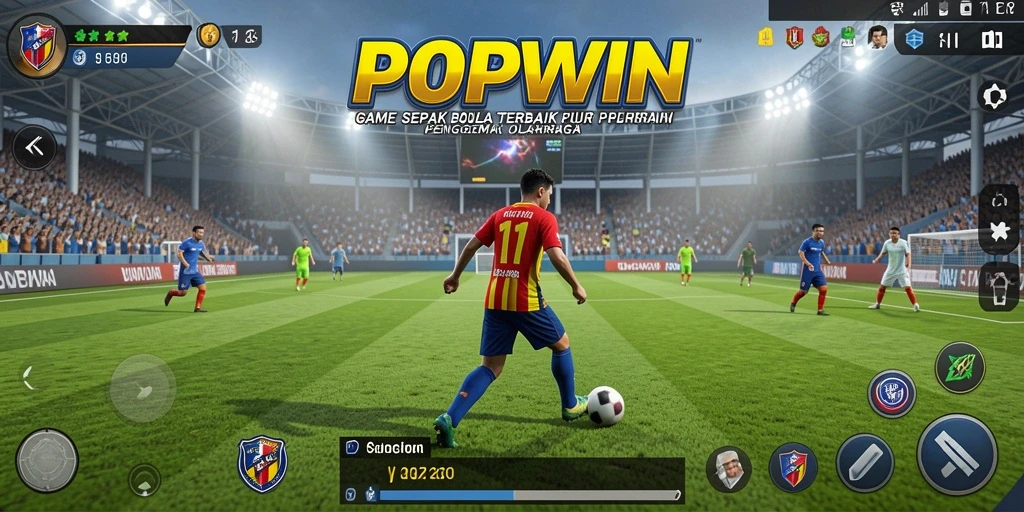 Tampilan gameplay seru dan grafis halus di POPWIN.