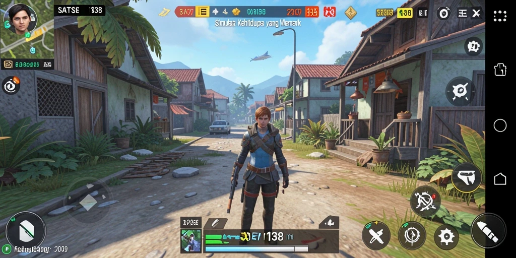Tangkapan layar yang menunjukkan gameplay menarik dari SATSET138.