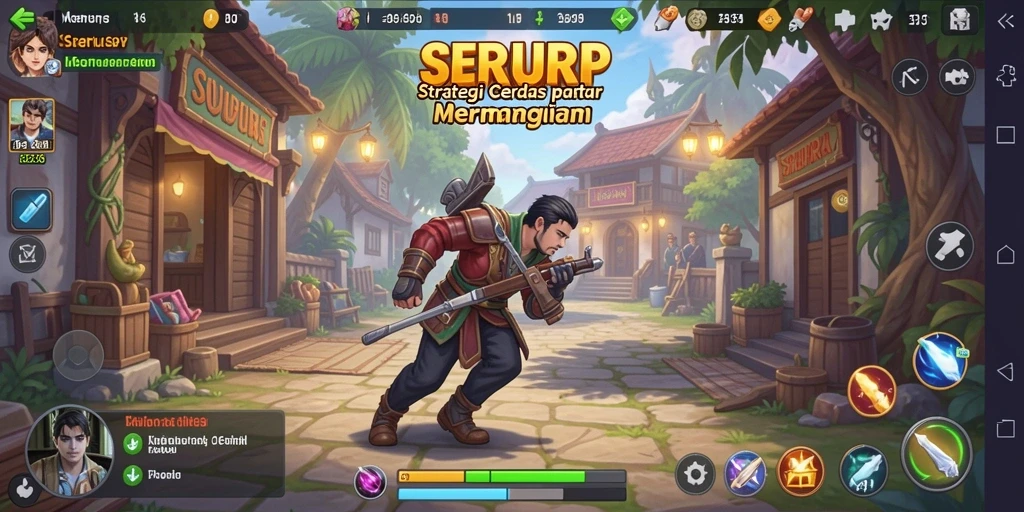 Tampilan gameplay SERURP yang menarik dengan strategi mendalam.