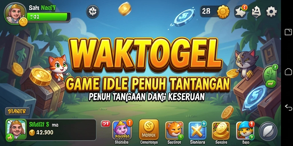 Screenshot WAKTOGEL menunjukkan gameplay yang menarik dan interaktif.