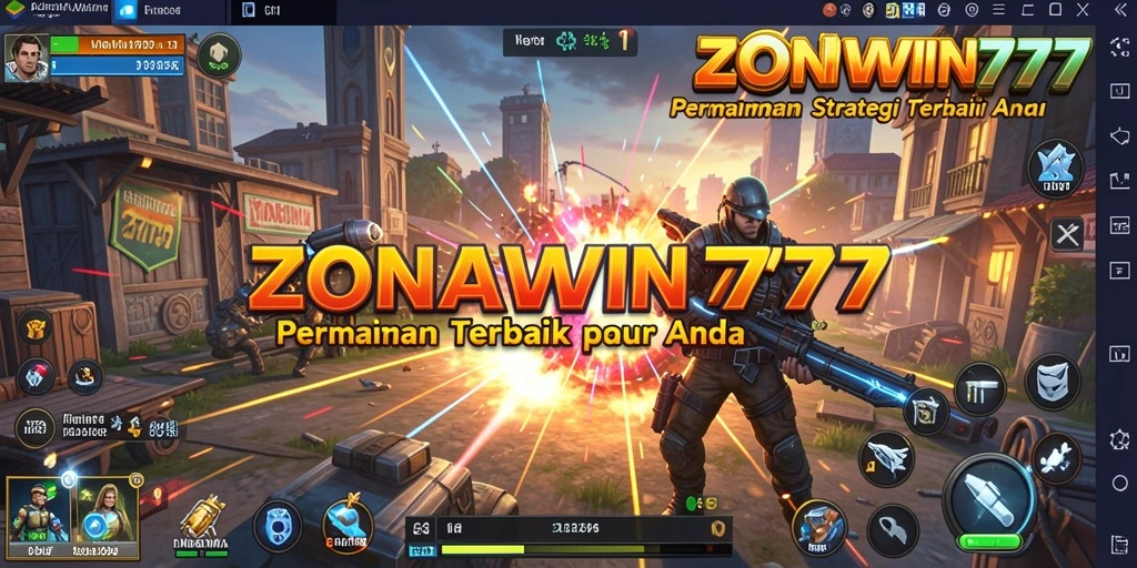 Screenshot ZONAWIN777 menampilkan aksi gameplay strategis yang intens.